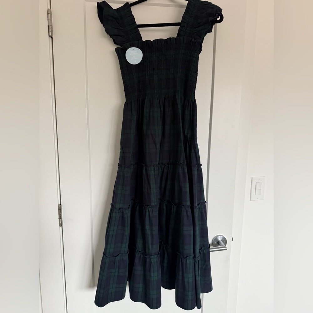 NWT, SOLD OUT, Hill House Blackwatch tartan Ellie, size S